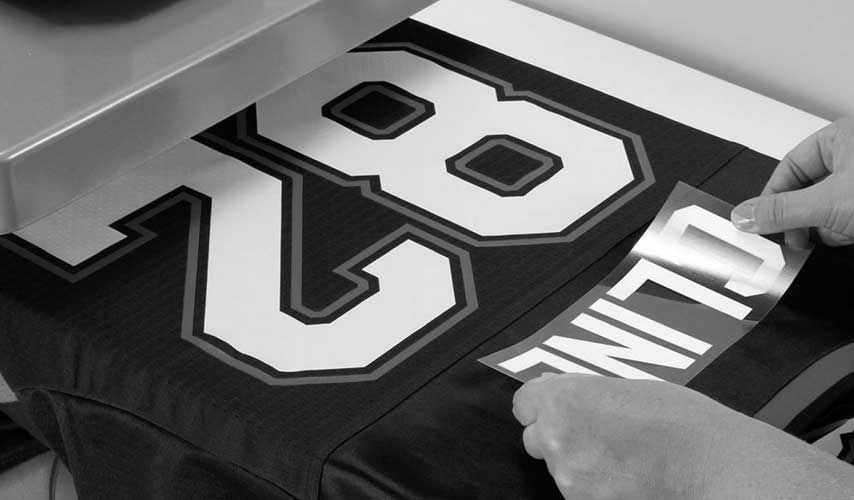 Beflockung / Bedruckung